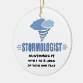 Ik hou van Stormen Keramisch Ornament (Links)