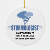 Ik hou van Stormen Keramisch Ornament (Achterkant)