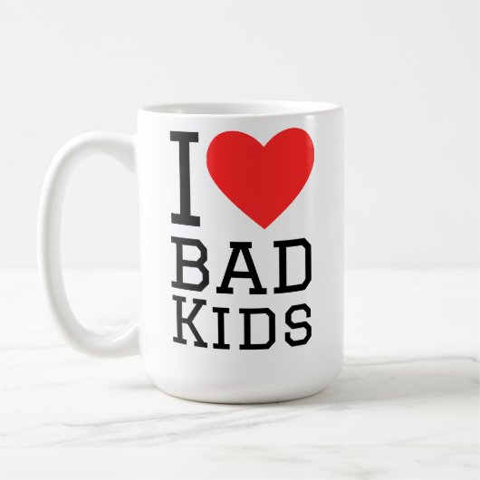 Ik hou van stoute kinderen koffiemok (Links)