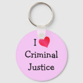 Ik hou van strafrecht sleutelhanger (Voorkant)