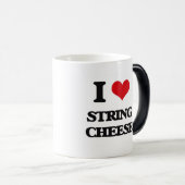 Ik hou van String Cheese Magische Mok (Voorkant rechts)