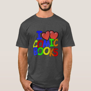 Ik hou van stripboeken t-shirt