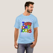 Ik hou van stripboeken t-shirt (Voorkant volledig)