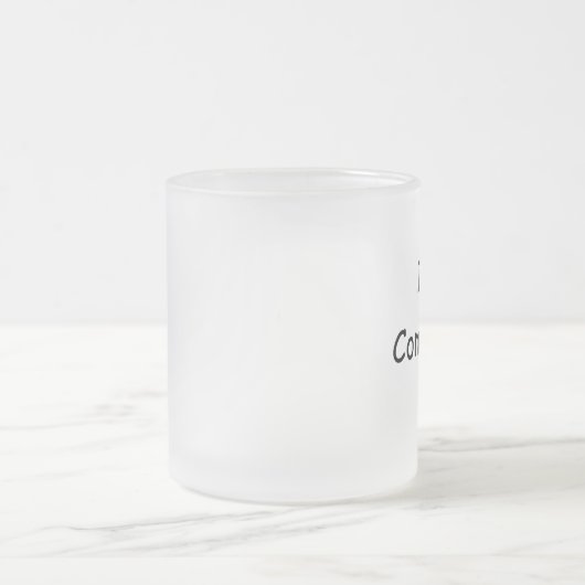 Ik hou van strips matglas koffiemok (Center)