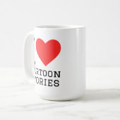 Ik hou van stripverhalen koffiemok (Voorkant links)