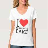 Ik hou van strooicake t-shirt (Voorkant)