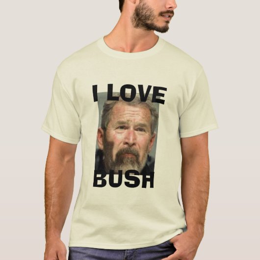 Ik hou van Struik T-Shirt (Voorkant)