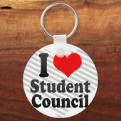 Ik hou van Student Council Sleutelhanger (Voorkant)