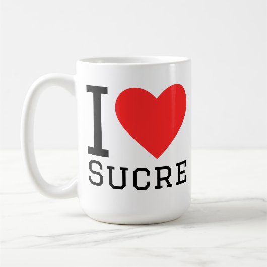 Ik hou van Sucre Koffiemok (Links)