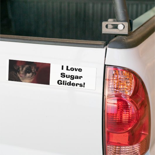 Ik hou van suikerbieren! bumpersticker (Op Truck)