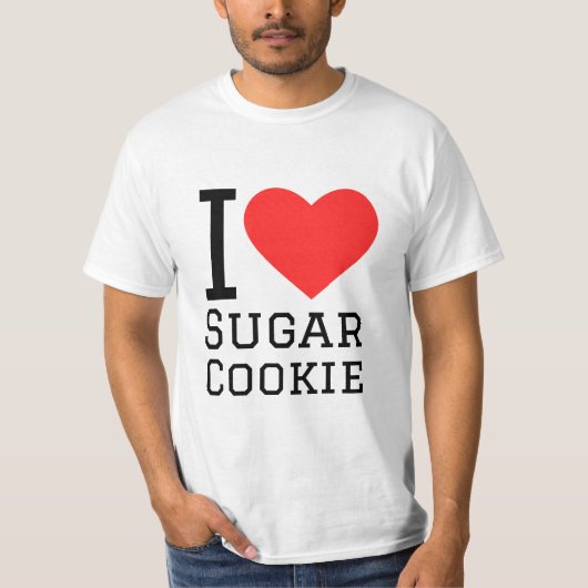 Ik hou van suikerkoekje t-shirt (Voorkant)