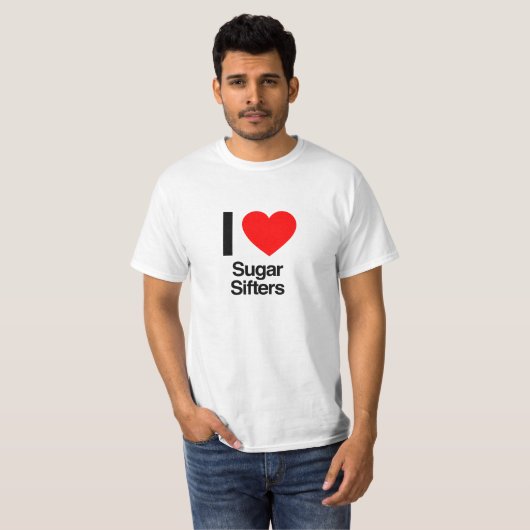 Ik hou van suikerplukkers t-shirt (Voorkant volledig)