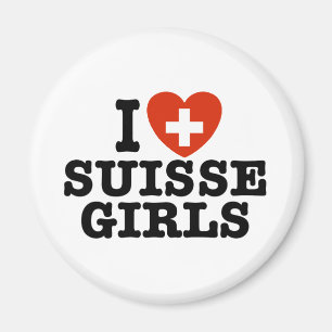Ik hou van Suisse Girls Magneet