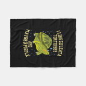 Ik hou van Sulcata-schildpadden en misschien drie  Fleece Deken (Voorkant (Horizontaal))