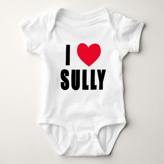 Ik hou van Sully I HEART Sully Romper (Voorkant)