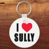 Ik hou van Sully I HEART Sully Sleutelhanger (Voorkant)