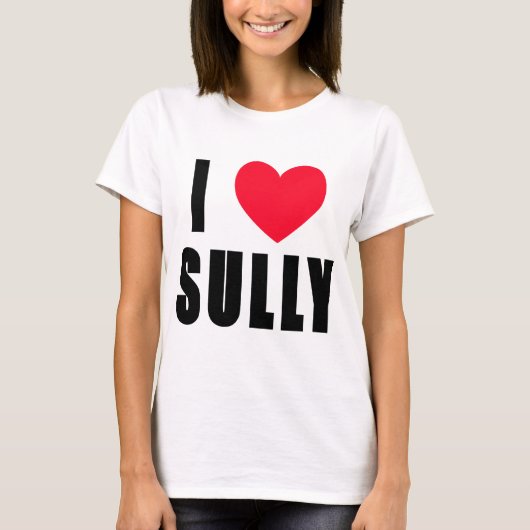 Ik hou van Sully I HEART Sully T-shirt (Voorkant)