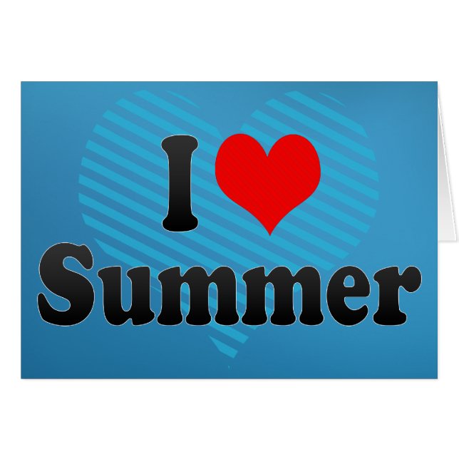 Ik hou van Summer (Voorkant Horizontaal)