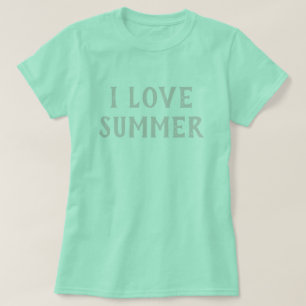 Ik hou van Summer Typography Happy Vacation Shirt