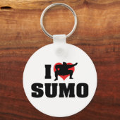Ik hou van Sumo-sleutelhanger Sleutelhanger (Voorkant)