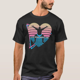 Ik hou van Sumo Worstelen Sumo Worstelaar Japans T-shirt