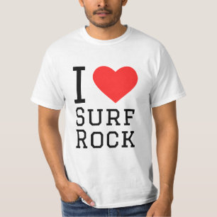 Ik hou van surf rock t-shirt