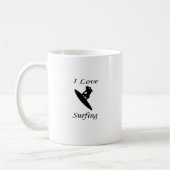 Ik hou van surfen koffiemok (Links)