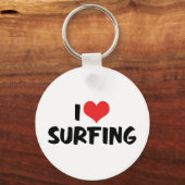Ik Hou Van Surfen Sleutelhanger (Voorkant)