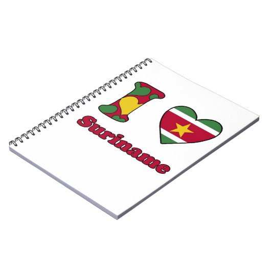Ik hou van Suriname Notitieboek (Linkerzijde)