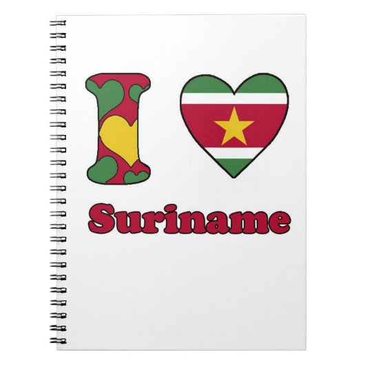 Ik hou van Suriname Notitieboek (Voorkant)