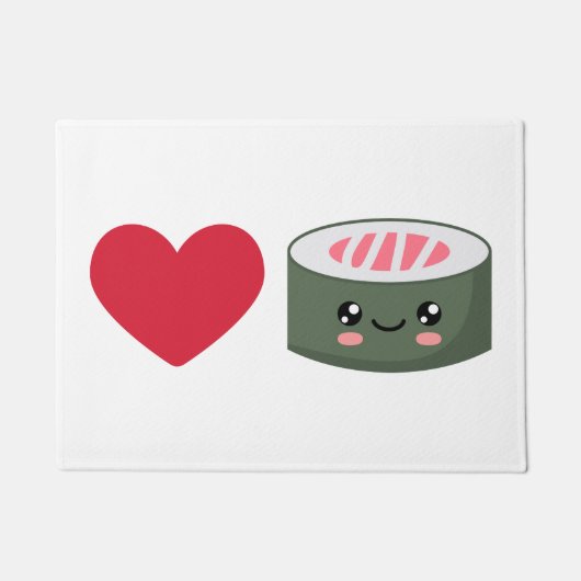 Ik hou van Sushi Deurmat (Voorkant)