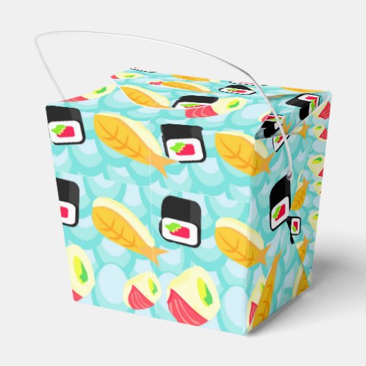 Ik hou van Sushi Favor Box Bedankdoosjes (Achterkant)