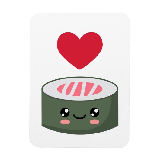 Ik hou van Sushi Magneet (Verticaal)