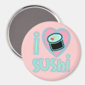 Ik hou van Sushi Magneet (Voorkant / Achterkant)