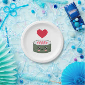 Ik hou van Sushi Papieren Bordje (Feest)