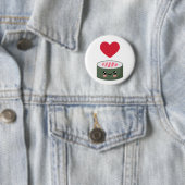 Ik hou van Sushi Ronde Button 5,7 Cm (In situ)