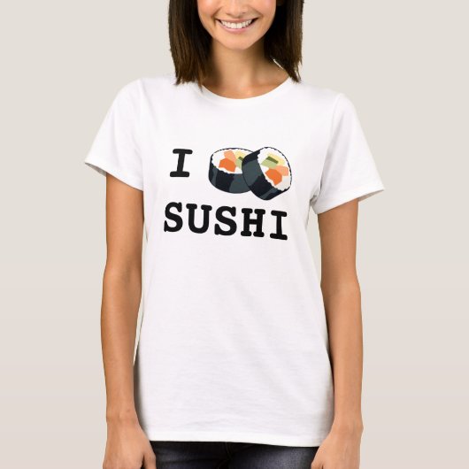 Ik hou van Sushi Shirt (Voorkant)