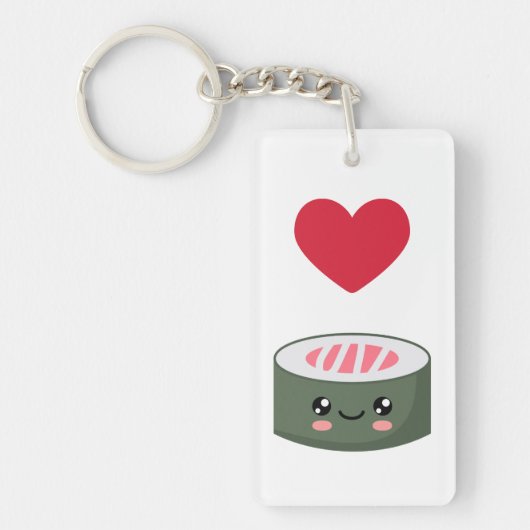 Ik hou van Sushi Sleutelhanger (Voorkant)
