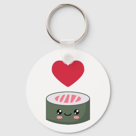 Ik hou van Sushi Sleutelhanger (Voorkant)