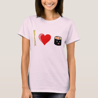 Ik hou van sushi t-shirt
