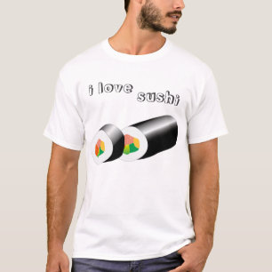 ik hou van sushi t-shirt