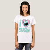 Ik hou van Sushi T-shirt (Voorkant volledig)