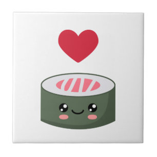 Ik hou van Sushi Tegeltje
