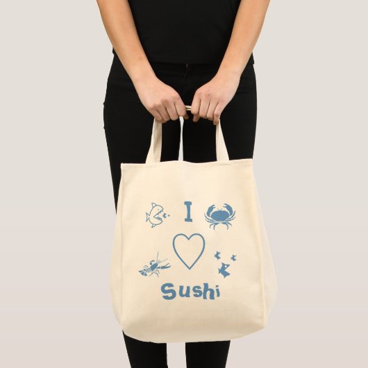 Ik hou van Sushi Tote Bag (Voorkant (product))