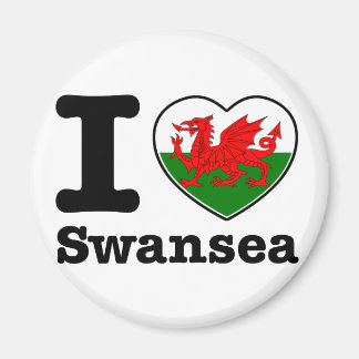 Ik hou van Swansea Magneet
