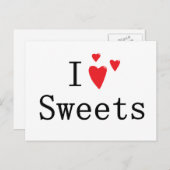 Ik hou van Sweets Briefkaart (Voorkant / Achterkant)