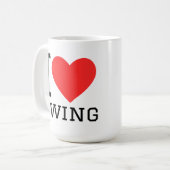 Ik hou van swing koffiemok (Voorkant links)