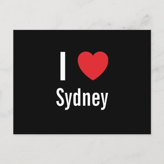Ik hou van Sydney Briefkaart (Voorkant)