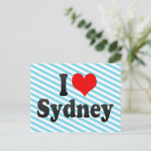 Ik hou van Sydney Briefkaart (Staand voorkant)