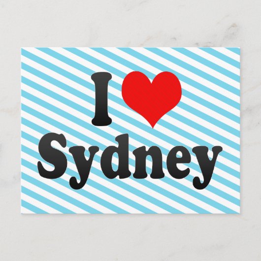 Ik hou van Sydney Briefkaart (Voorkant)